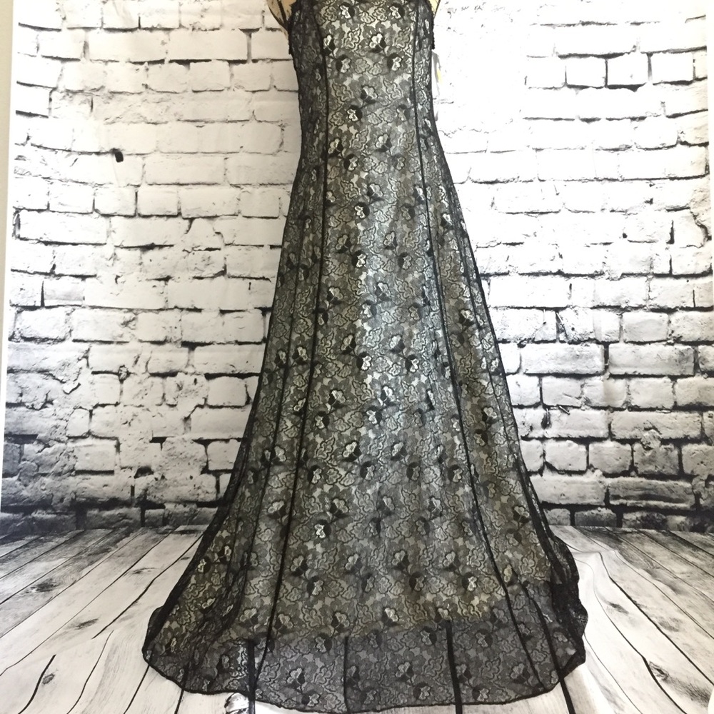 Jump Apparel Co. Lace Prom Gown